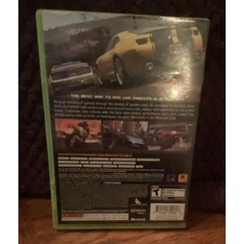 Xbox 360 Rockstar Games Midnight Club: Los Angeles Manual Included T NTSC 2008
